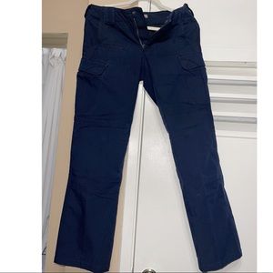 5.11 Tatical Women’s Stryke pants;size 6; hemmed for 5’1 female, color:Dark Navy